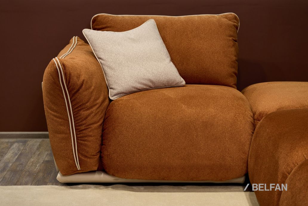 «ФЕРРЕ» диван трёхместный с пуфом #1 2