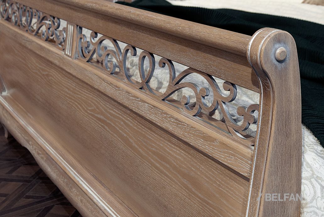 Спальня «Тэфи» #5 амбэр с белой патиной 3