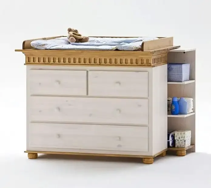 Детская «Мальта-Хельсинки» #1 белый воск + антик 1