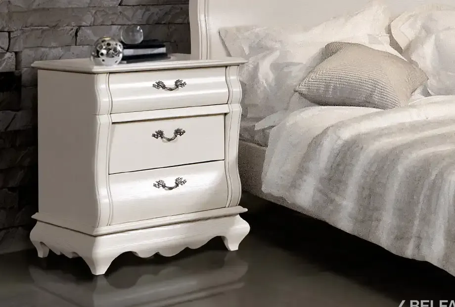 Детская «Тэфи» #1 белая эмаль с тёмной патиной 2