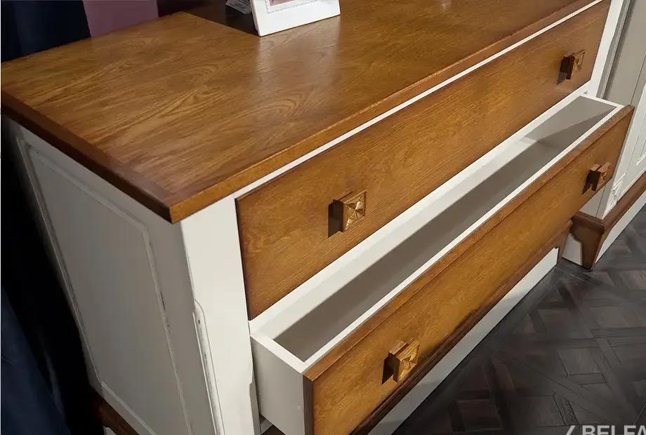 Спальня «Бриансон» #5 жемчуг + дуб 1