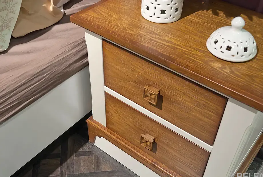 Спальня «Бриансон» #5 жемчуг + дуб 3