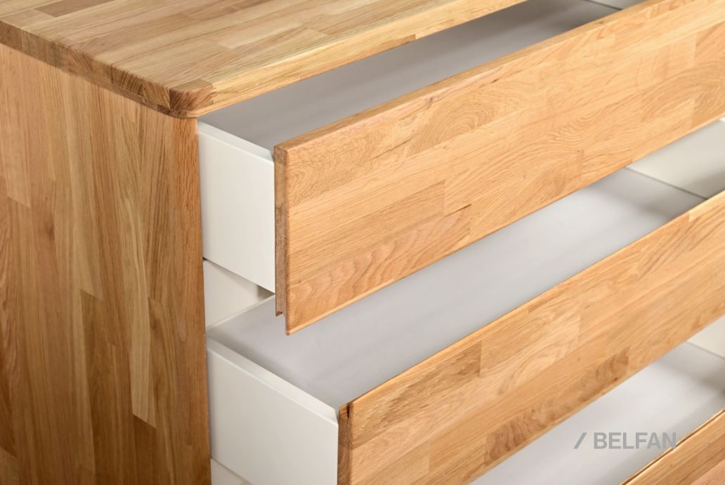 Спальня «Уоллстрит» #2 к-бейц-масло, ф-бейц-масло, вст-белый 4