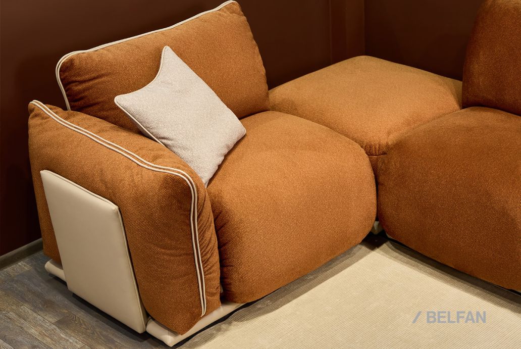 «ФЕРРЕ» диван трёхместный с пуфом #1 4