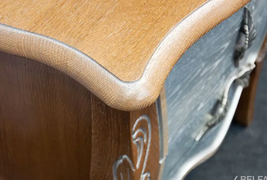 Спальня «Трио» #4 коньяк с серебряной патиной + серебро 2