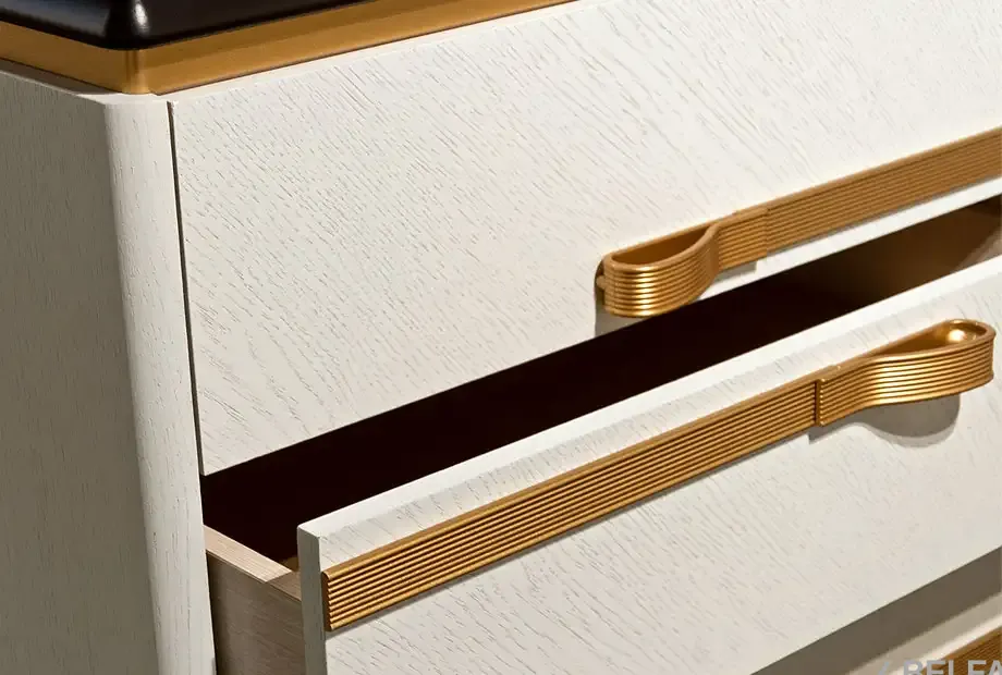 Спальня «Мадлен» #1 альба+черная эмаль 3