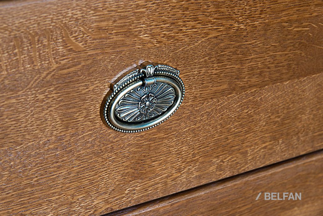 Спальня «Соната» #4 коньяк с тёмной патиной + горький шоколад 2