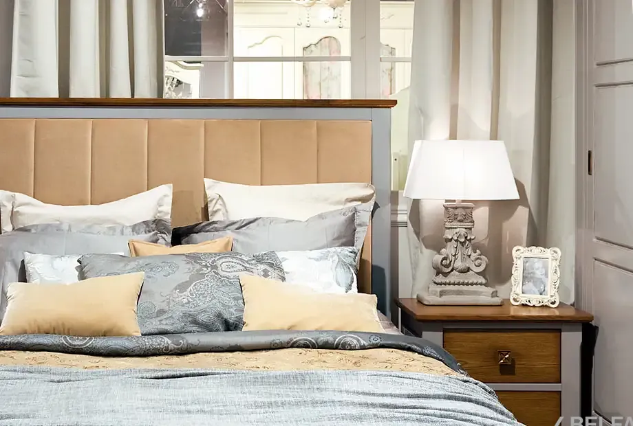 Спальня «Бриансон» #5 жемчуг + дуб 2