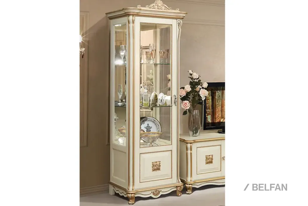 Гостиная «Алези Люкс» #2 слоновая кость с золочением 1