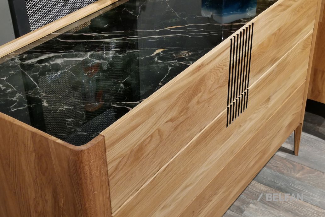 Спальня «Бергамо» #1 дуб натуральный 1