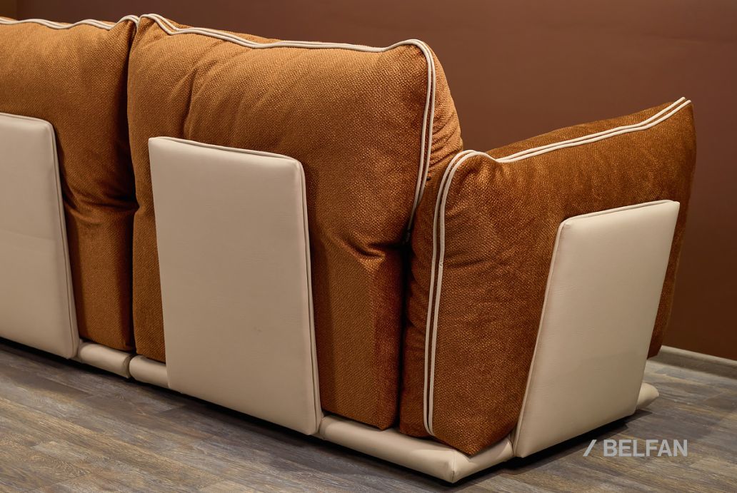 «ФЕРРЕ» диван трёхместный с пуфом #1 7