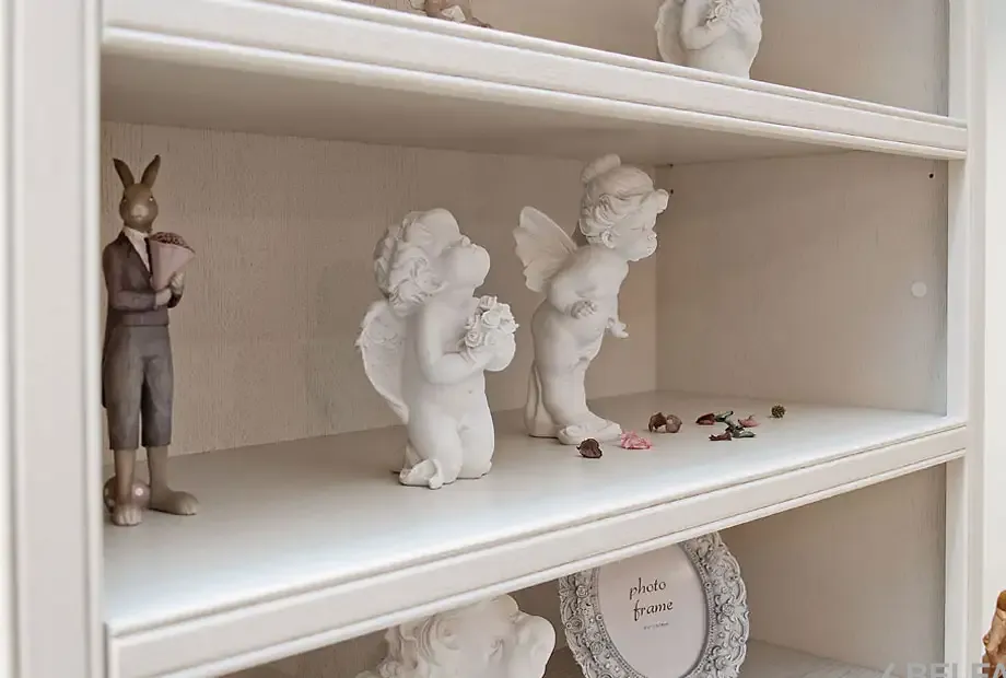 Детская «Тэфи» #1 белая эмаль с тёмной патиной 3