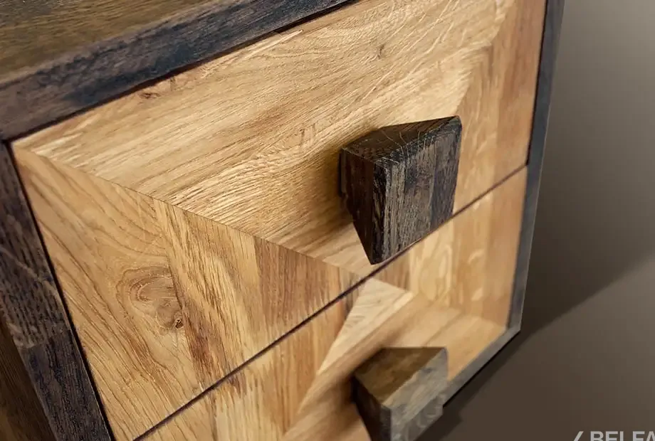 Гостиная «Куб Дизайн» #17 графит + бейц-масло 1