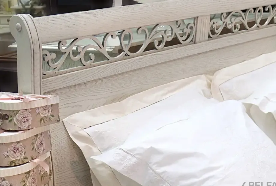 Детская «Тэфи» #1 белая эмаль с тёмной патиной 1