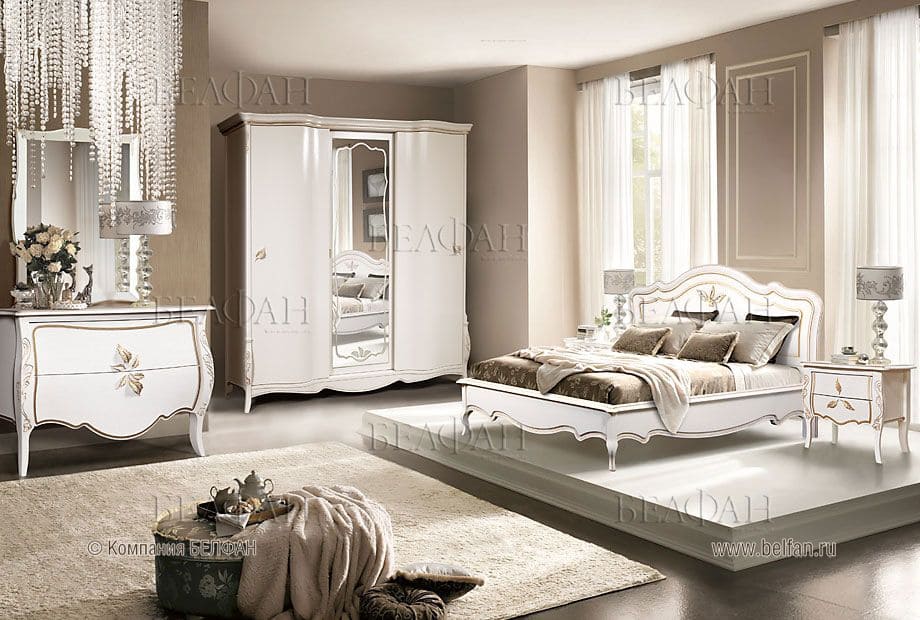 Особенности пола в итальянской спальне Особенности пола в итальянской спальне