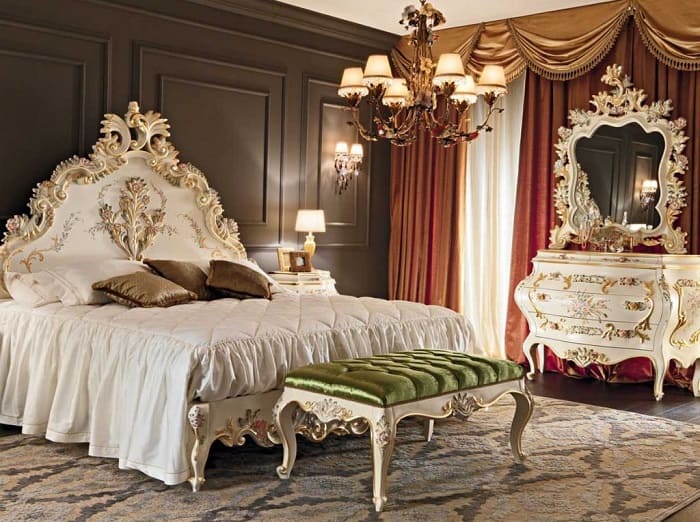 Мебель для спальни в классическом стиле