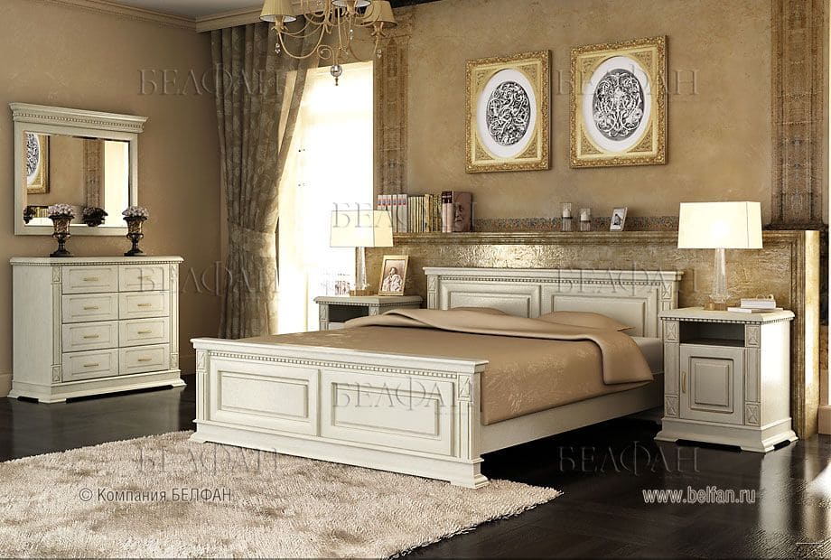 Мебель для спальни в классическом стиле