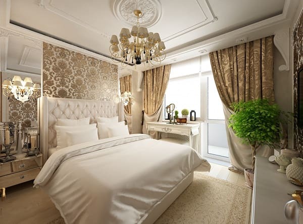 Итальянский стиль в интерьере - спальня Итальянский стиль в интерьере