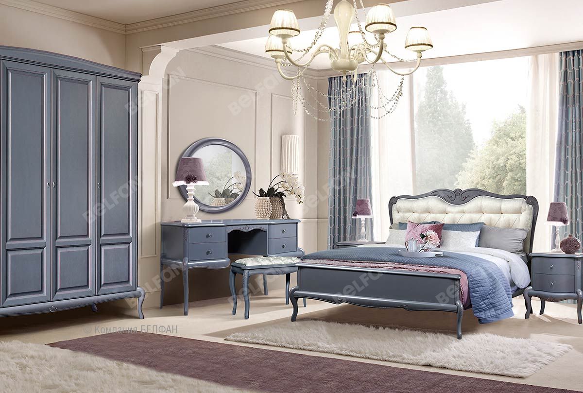 Спальня в классическом стиле - цвет шоколада Спальня в классическом стиле