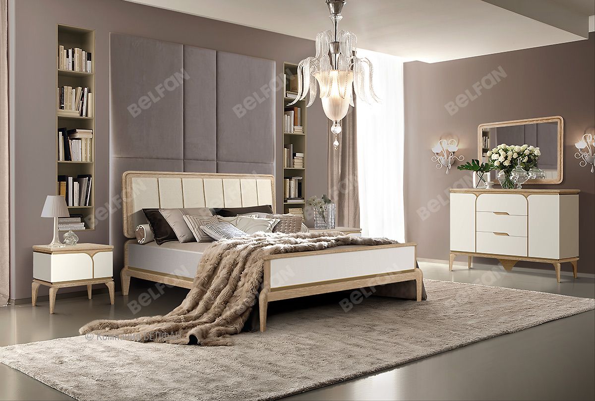 Спальня в классическом стиле - освещение Спальня в классическом стиле