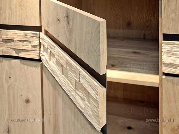 Тренды в мебели 2018 - псевдонеобработанное дерево Тренды в мебели 2018