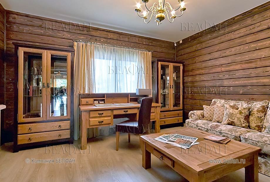 Кабинет из массива дерева - бук Кабинет из массива дерева