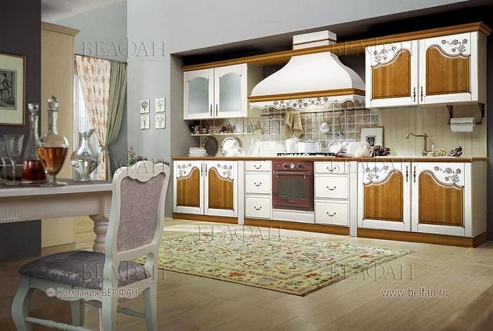 В каком стиле делают мебель из массива бука