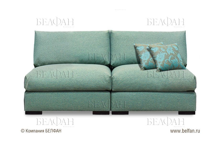 Стили диванов в бирюзовых тонах