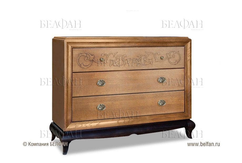 Формы комодов для спальни