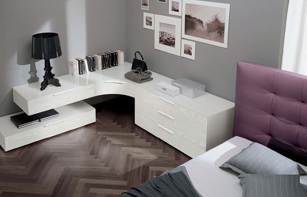 Формы комодов для спальни