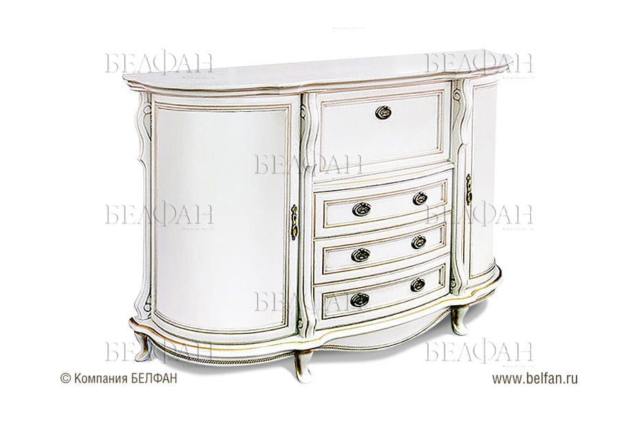 Формы комодов для спальни