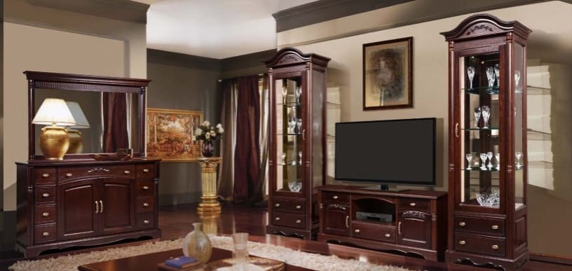 Стенка в стиле ретро