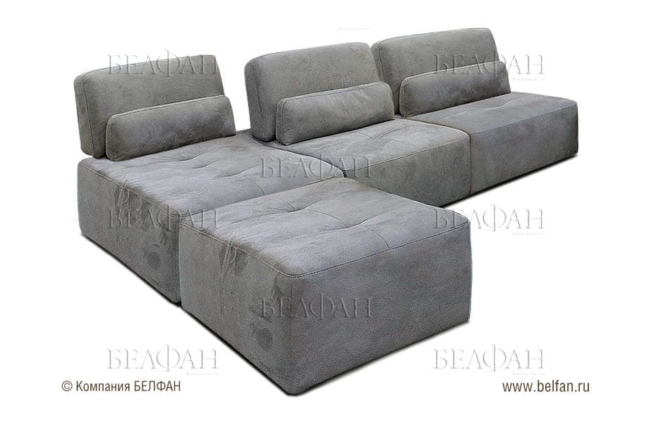 Виды угловых диванов по наполнителю