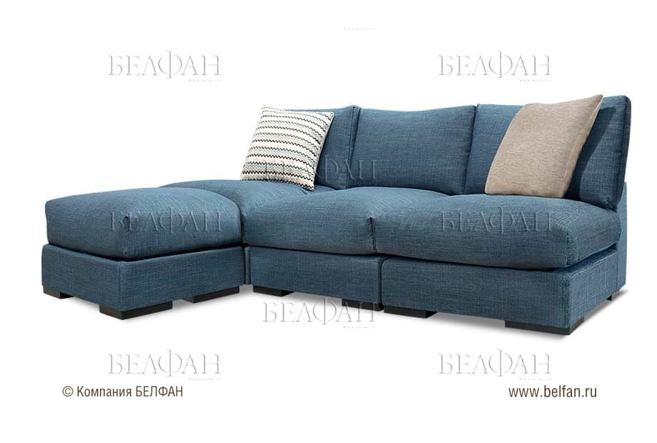Виды угловых диванов по наполнителю
