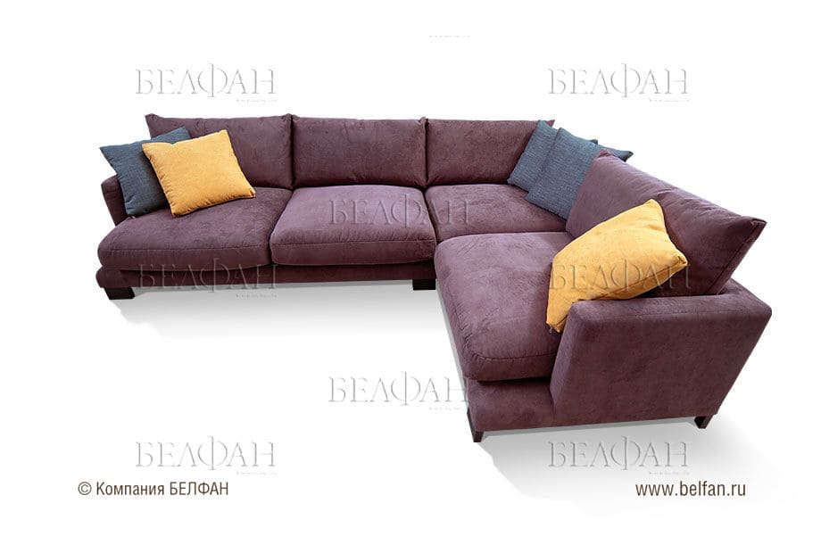 Виды угловых диванов по наполнителю