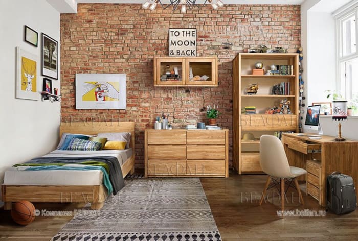 Особенности детской спальни из массива дерева