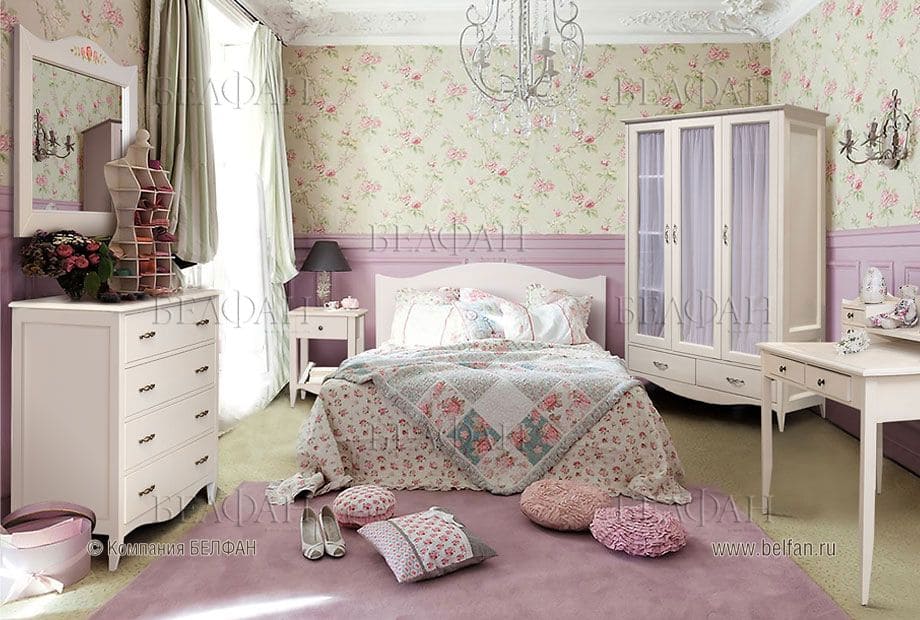 спальня из массива дерева