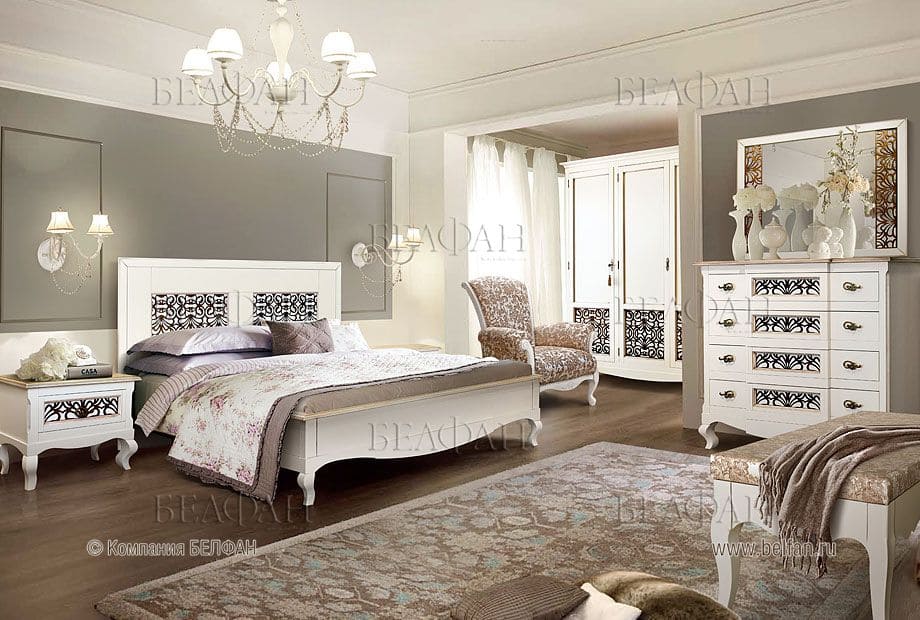 спальня из массива дерева