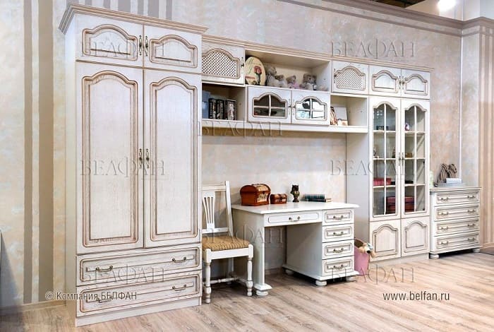 Детская мебель из массива сосны_стили