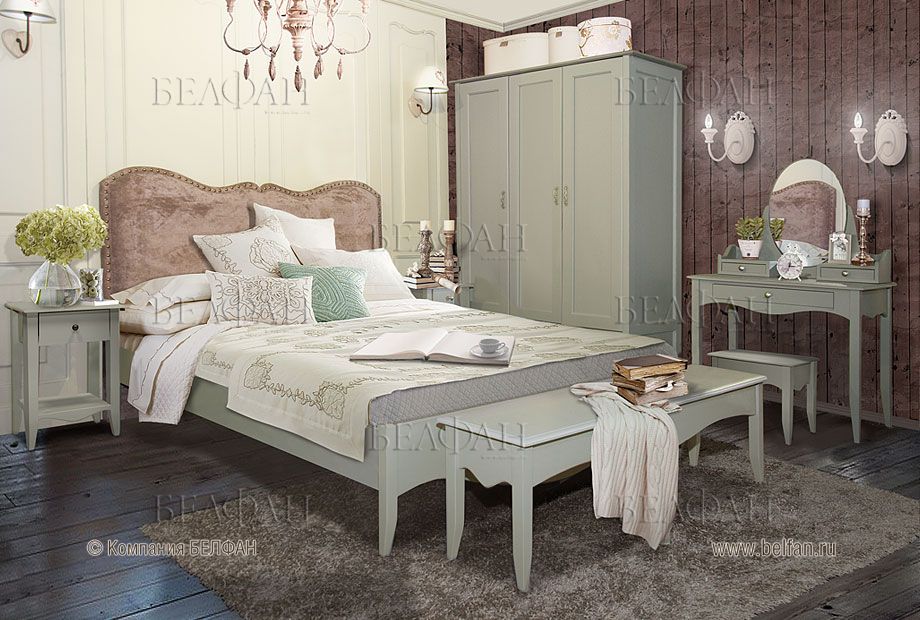 мебель для спальни в светлых тонах