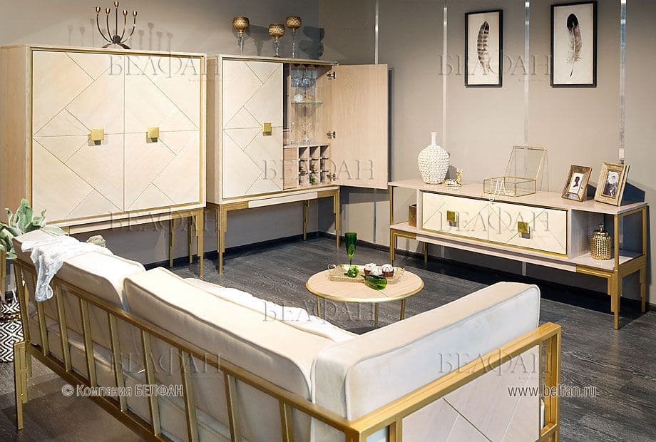 гостиная из массива дерева