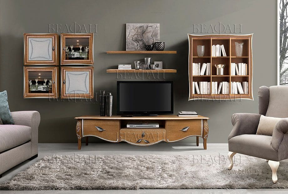 особенности гостиной из массива дерева