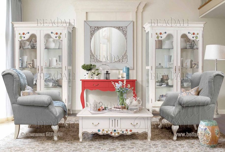 гостиная из массива дерева