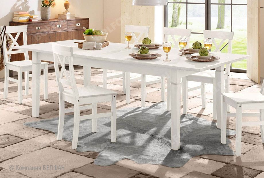 мебель из массива сосны - обеденная группа мебель из массива сосны