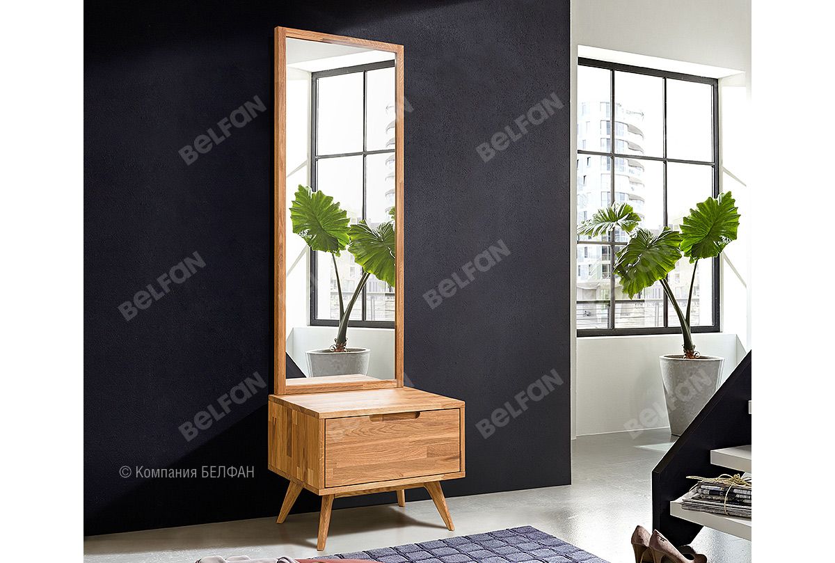 тумба с зеркалом в прихожую