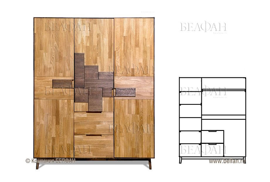 Мебель_в_прихожую_в_стиле_лофт