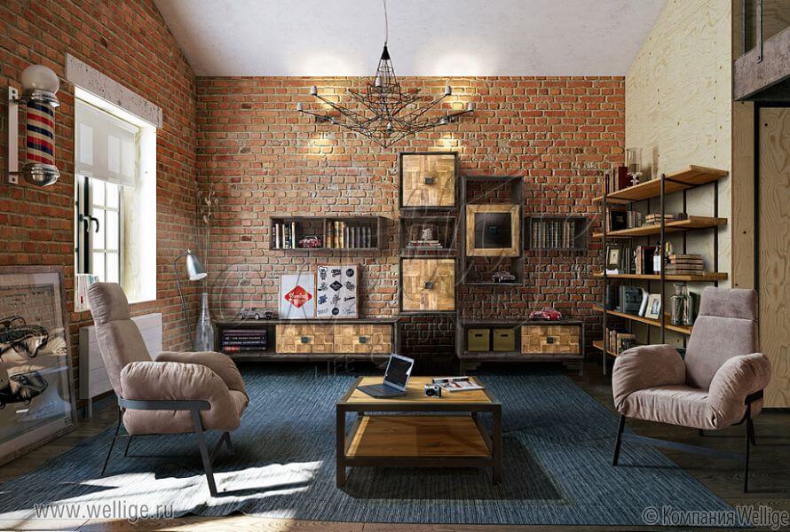 Настенные полки для книг 