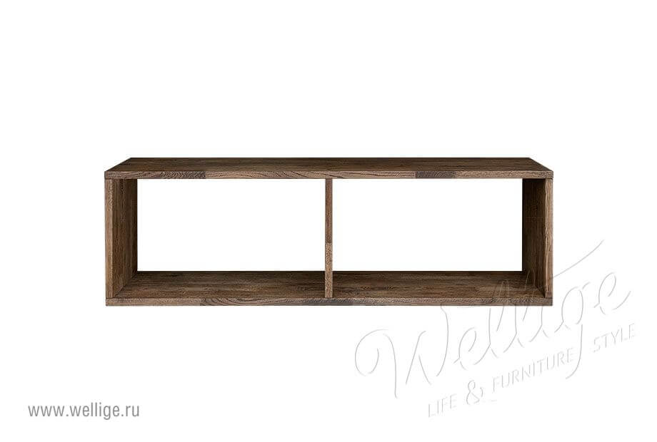 Настенные навесные полки открытого типа