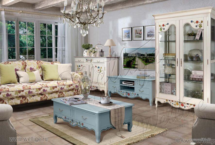 Предметы мебели и декоративные элементы в стиле прованс