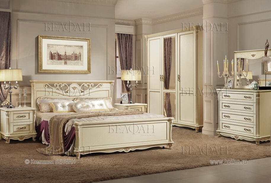 Шторы и декор спальни в бежевых тонах Шторы и декор спальни в бежевых тонах